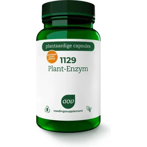 AOV 1129 Plant-enzym - 60 vegacaps - Enzymen - Voedingssupplement