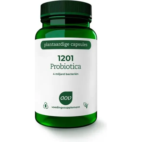 AOV 1201 Probiotica 4 Miljard - 60 vegacaps - Probiotica - Voedingssupplement