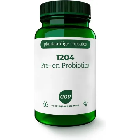 AOV 1204 Pre- en Probiotica - 30 vegacaps - Probiotica - Voedingssupplement