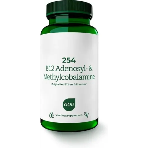 AOV 254 B12 Adenosyl- & Methylcobalamine- 120 zuigtabletten - Vitaminen - Voedingssupplement