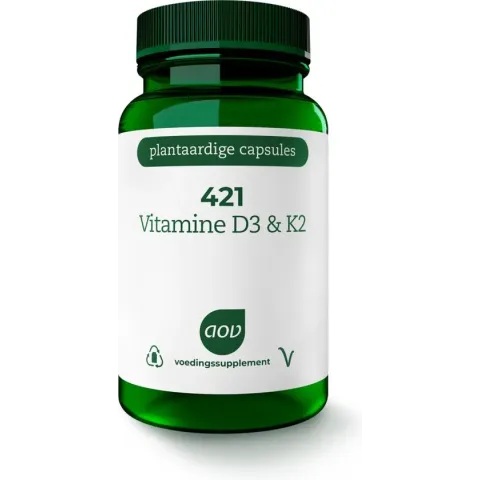 AOV 421 Vitamine D3 & K2 - 60 vegacaps - Vitaminenpreparaat