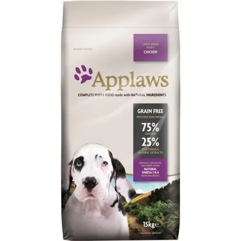 Applaws puppy chicken large breed hondenvoer 15 kg