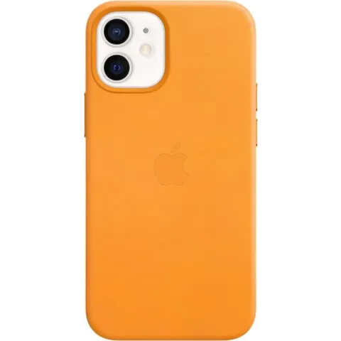 Apple leren hoesje met MagSafe - Voor iPhone 12 Mini - California Poppy