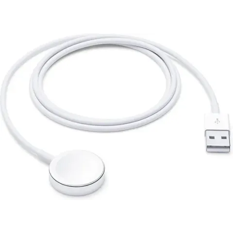 Apple Watch Originele Magnetische Oplaadkabel USB 1 meter - Wit