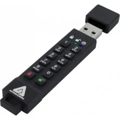 Apricorn 32GB Aegis Secure Key 3z USB flash drive USB Type-A 3.2 Gen 1 (3.1 Gen 1) Zwart