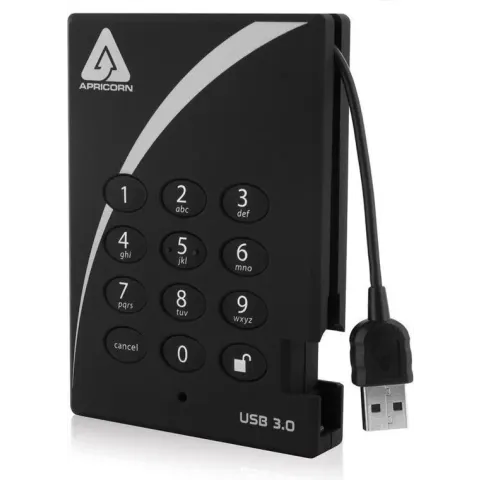 Apricorn Aegis Padlock Cijferslot - Externe harde schijf - 2 TB