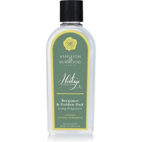 Ashleigh & Burwood Lampenolie Geurolie Heritage, Bergamot & Golden Oud 500ml