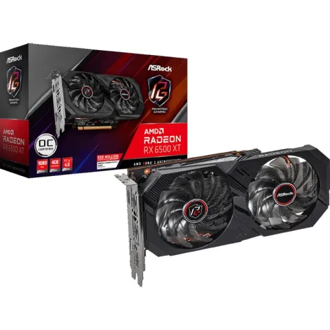 ASRock Asro 4GB RX 6500 XT Phantom Gaming OC