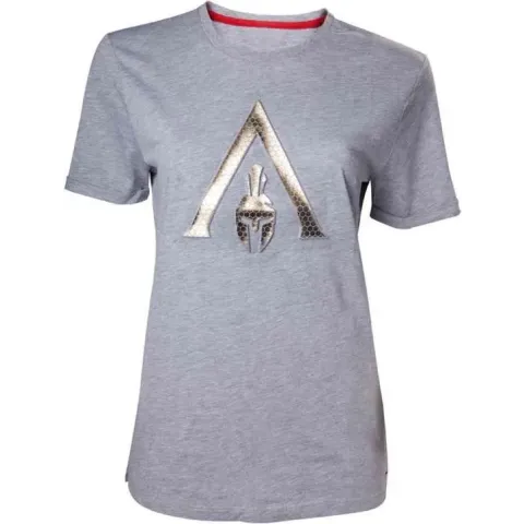 Assassin's Creed Odyssey - Embossed Logo dames T-shirt grijs - S