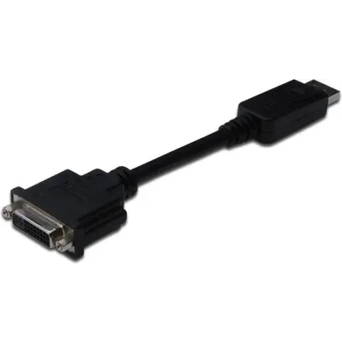 ASSMANN Electronic AK-340409-001-S kabeladapter/verloopstukje DisplayPort DVI-I Zwart