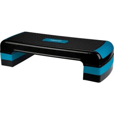 Avento Fitness Stepbank Groot - Zwart/Blauw