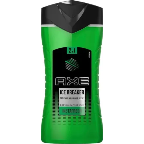 Axe - 2In1 Body & Hair Wash Shower Gel & Ice Shampoo