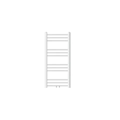 Badkamerradiator Sahara 400 X 800 Mm Wit Recht Met Centrale Aansluiting