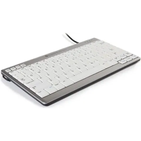 BakkerElkhuizen UltraBoard 950 toetsenbord USB QWERTY US International Zilver, Wit