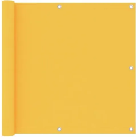Balkonscherm 90x400 cm oxford stof geel
