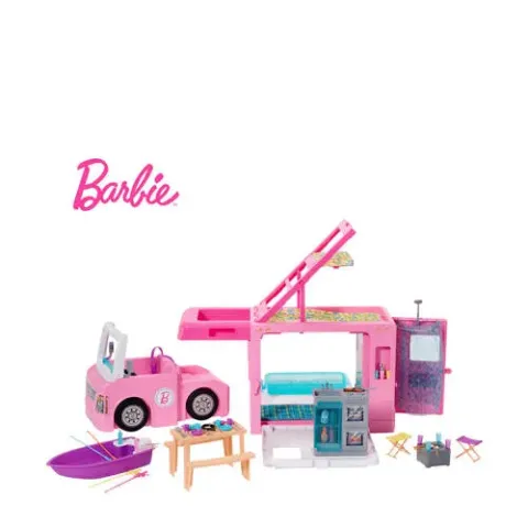 Barbie 3-in-1 DroomCamper & accessoires