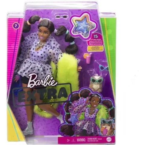 Barbie Extra Doll (paardenstaart met haarelastiekjes)