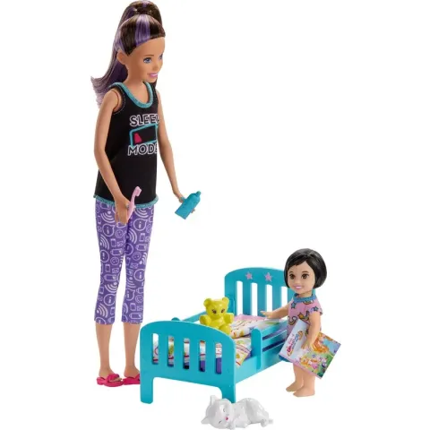 Barbie Skipper Babysitter Bedtijd Speelset - Barbiepop