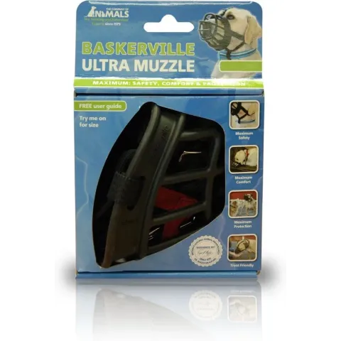 Baskerville Ultra Muzzle - Muilkorf - Maat 5 - Zwart