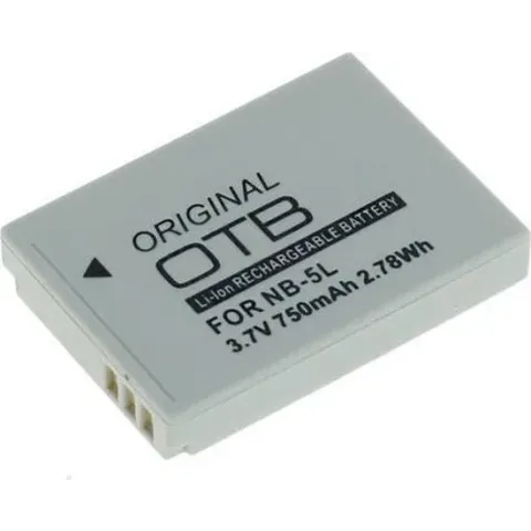 Batterij voor Canon NB-5L 3.7V 750mAh Li-Ion