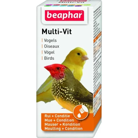 Beaphar Multi-Vitamine Vogel - 20 ml - Vogelvoer