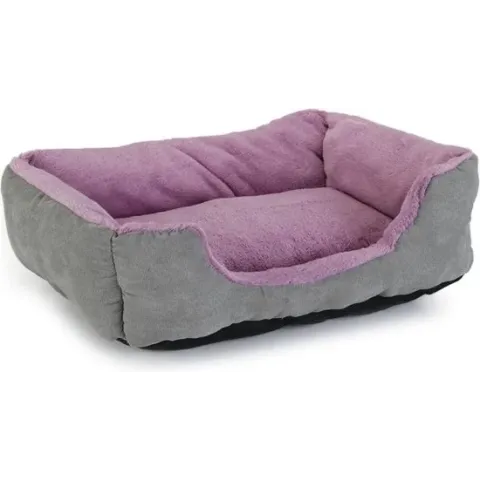 Beeztees Baboo Kattenmand - Grijs/Paars - 48 x 37 x 18 cm