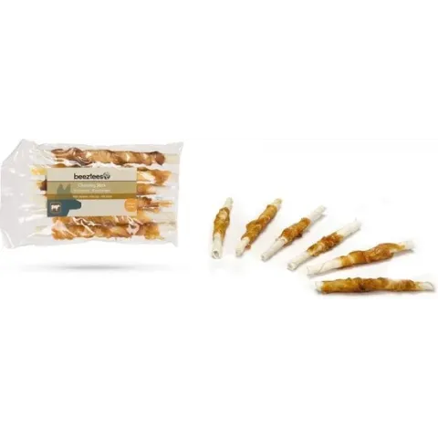 Beeztees culinair kauwstaafjes kip 6 stuks