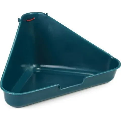 Beeztees Hoektoilet - Knaagdier - Groen - 35x20x17 cm