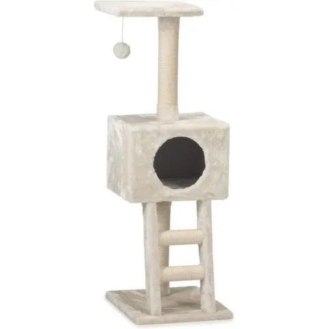 Beeztees Homira - Krabpaal - Creme - 40x35x110 cm