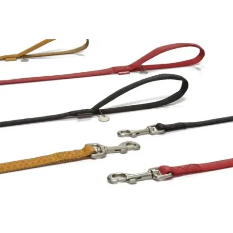 Beeztees Hondenriem - Mac Leather - Bruin - M - 120 cm x 20 mm