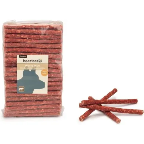 Beeztees Thai Munchy - Hondensnack - Rood - 100ST