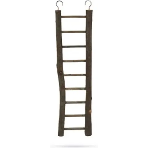Beeztees Zi Ladder - Vogelspeelgoed - Hout - 9 treden - 38x7 cm
