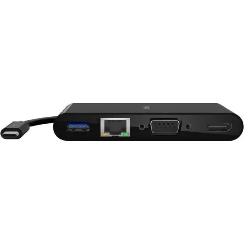 Belkin USB-C multimedia oplaadadapter - 100 W (HDMI 4k, VGA, Gigabit Ethernet, USB-A 3.0)
