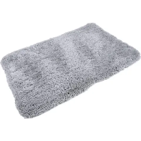 BENCH MAT 63X55 SHAGGY LIGHTGREY