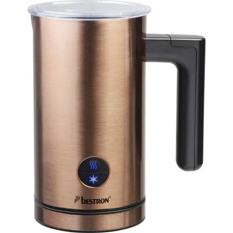 Bestron AMK1000CO melkschuimer Automatische melkopschuimer Zwart, Koper