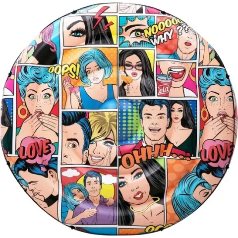 Bestway Pop Art Pool Island - model 4326 - diameter 173 cm - stripfiguren