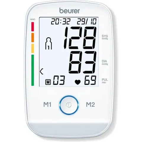Beurer BM45 - Bloeddrukmeter bovenarm - XL display - Hartritmestoornis herkenning