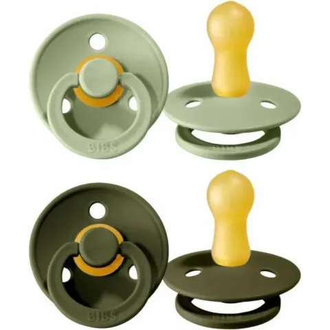 bibs Fopspeen 2 boy green