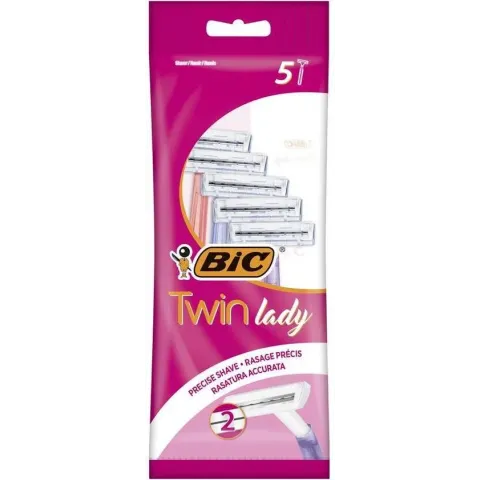 Bic Twin Lady - 5 stuks - Wegwerpscheermesjes