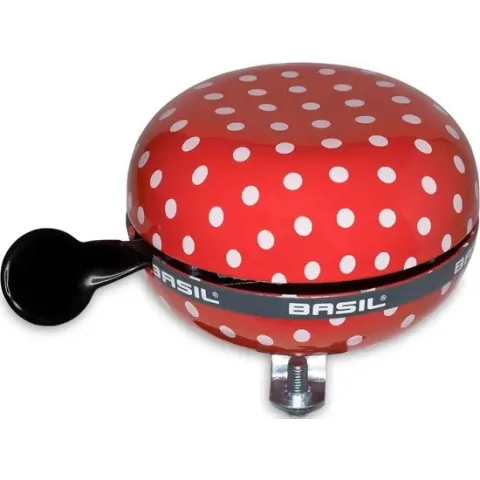 BIG BELL POLKADOT.red/white dots