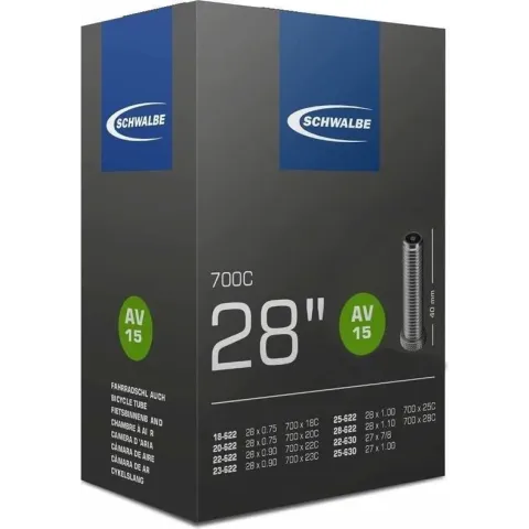Binnenband Schwalbe AV15 28" / 18/28-622/630 - 40mm ventiel