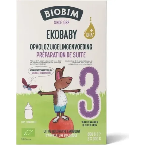 Biobim Infant Formula Ekobaby 3 10+ Months 600 G