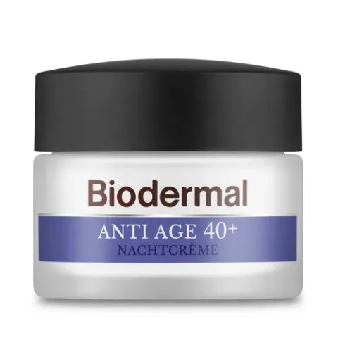 Biodermal Anti Age 40+ nachtcrème tegen huidveroudering - 50 ml