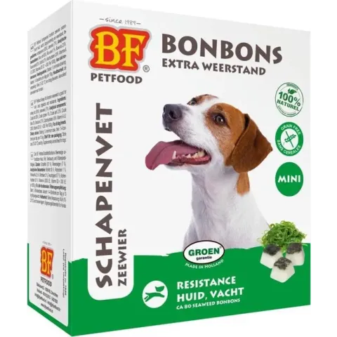 Biofood Schapenvet Mini Bonbons - Zeewier - 80 stuks