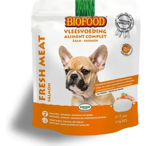 Biofood Vleesvoeding Zalm - 630GR