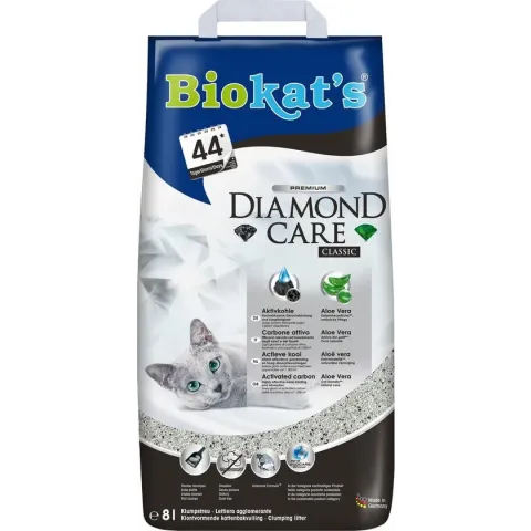Biokat's Diamond Care Classic Aloe Vera Geur - Kattenbakvulling - 8 l