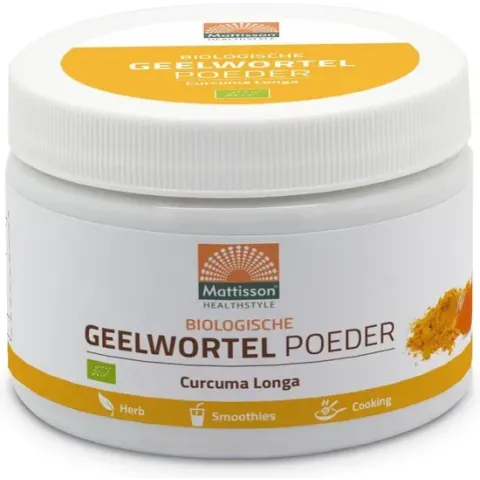 Biologische Geelwortel (Curcuma Longa) poeder - 125 g