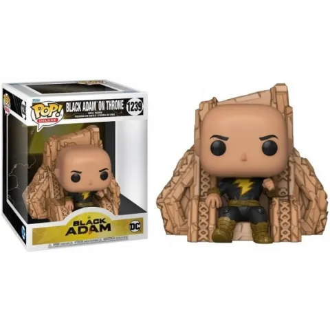 Black Adam Funko Pop Deluxe Vinyl: Black Adam on Throne