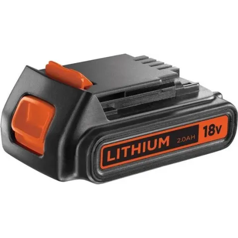 BLACK+DECKER Lithium ion schuifaccu 18V. 2.0Ah | BL2018-XJ