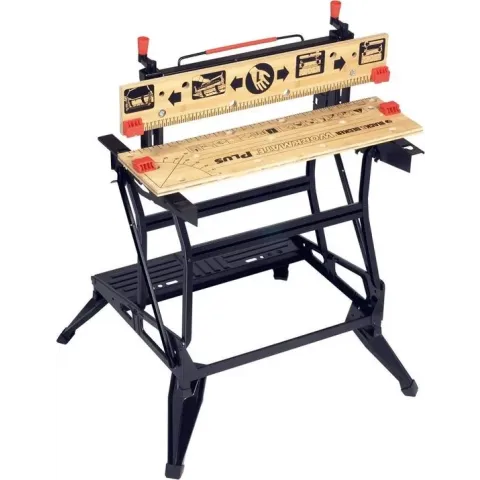 BLACK+DECKER WM825-XJ Workmate/opvouwbare werkbank - 2 Werkhoogtes – Tot 250kg